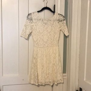 Francesca’s White Lace Dress